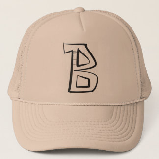 Casquette angulaire de la majuscule "B" de bulle