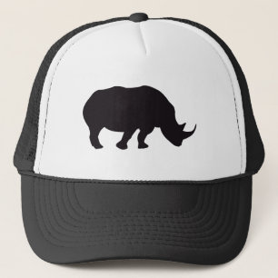 Casquette Animal noir de rhinocéros