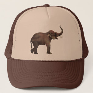 Casquette Animaux sauvages vintage, Éléphants d'Asie bonne c