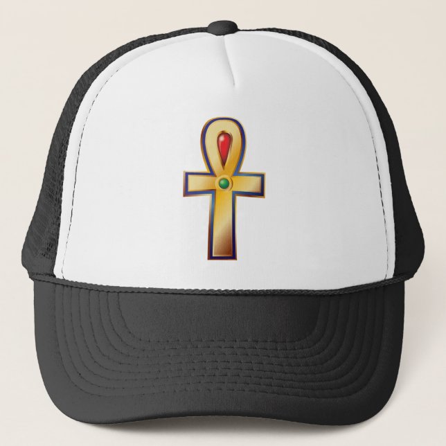 Casquette Ankh- le symbole égyptien antique de la vie (Devant)