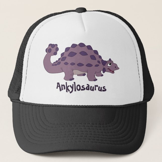 Casquette Ankylosaurus de bande dessinée (Devant)