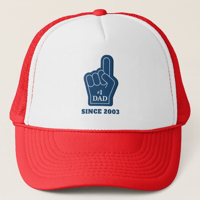 Casquette Année personnalisée Papa Anniversaire Fête des pèr (Devant)