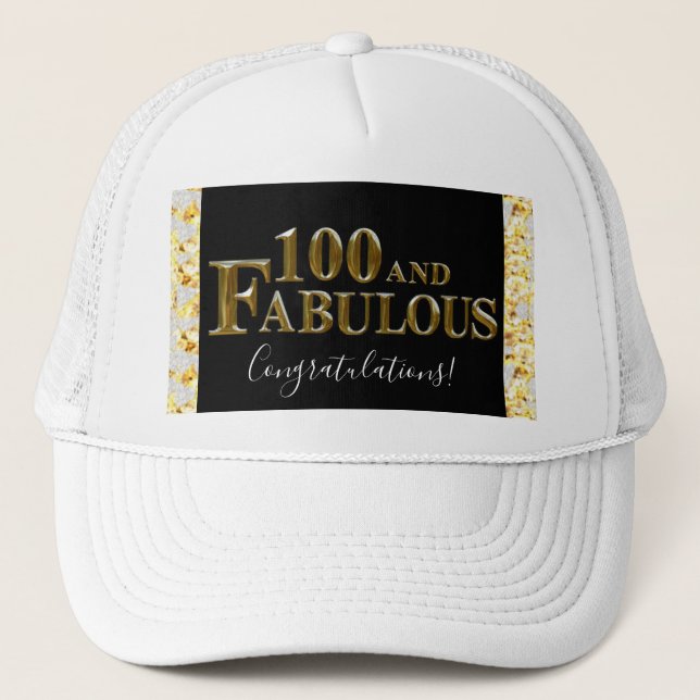 Casquette Anniversaire 100 ans (Devant)