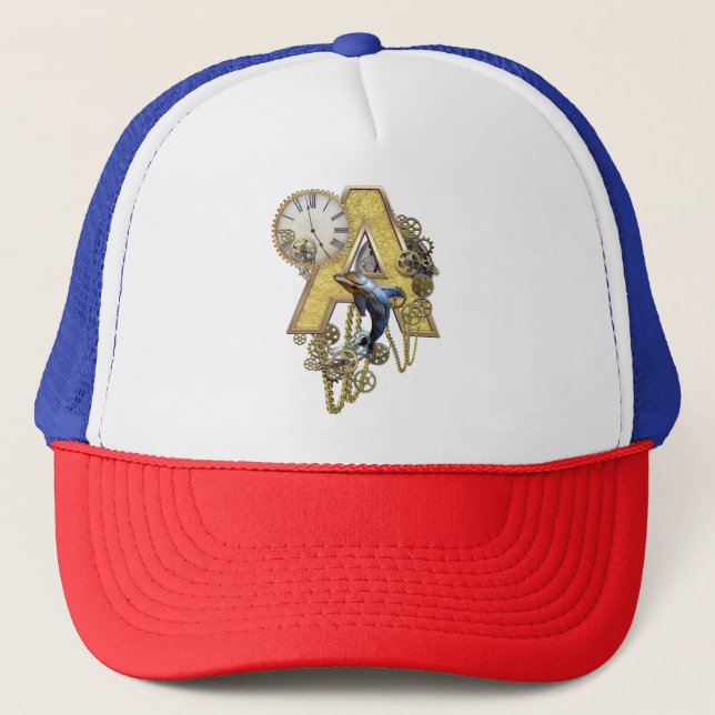 Casquette Anniversaire-Capital-lettre-A Chapeau de camion d' (Devant)