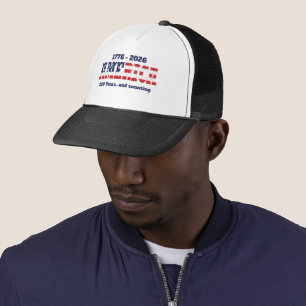 Casquette Anniversaire des 250 ans de l'Amérique 1776-2026 C