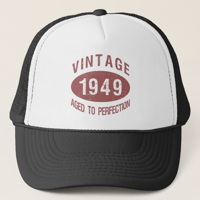 Casquette Anniversaire Vintage 1949 (Devant)