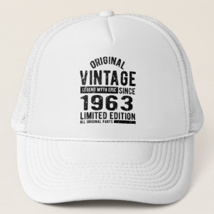 Casquette Anniversaire Vintage 1963