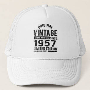 Casquette Anniversaire Vintage en 1957
