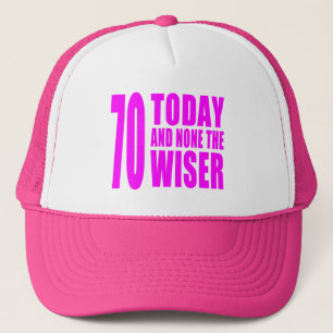 Casquette Anniversaires drôles 70 aujourd'hui et aucun de