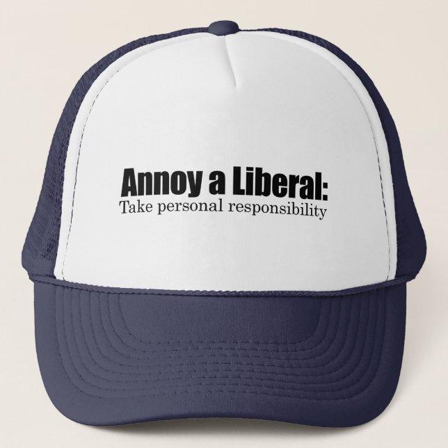 Casquette Annoy a Liberal - Prendre ses responsabilités (Devant)