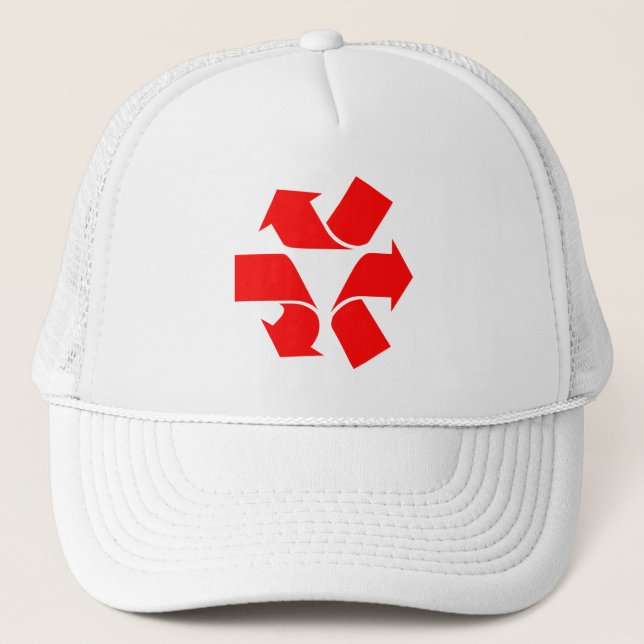 Casquette Annuler le recyclage du symbole (Devant)