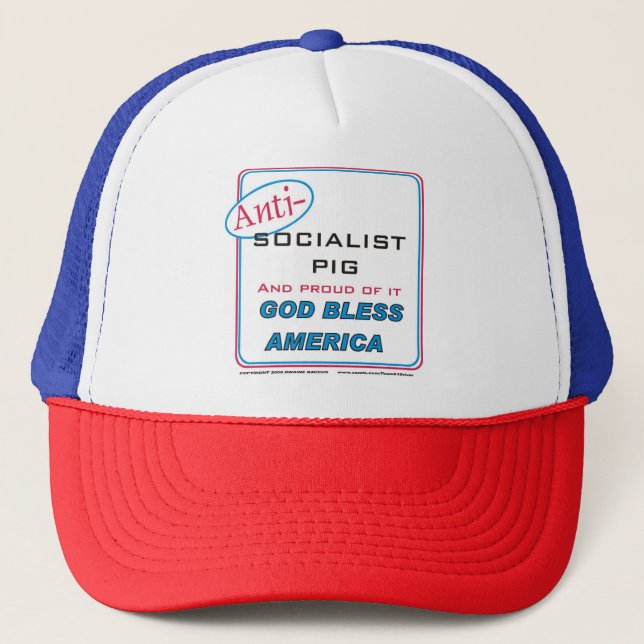 Casquette Anti porc socialiste (Devant)