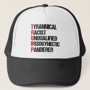 Casquette Anti Trump résiste à l'acrotisme