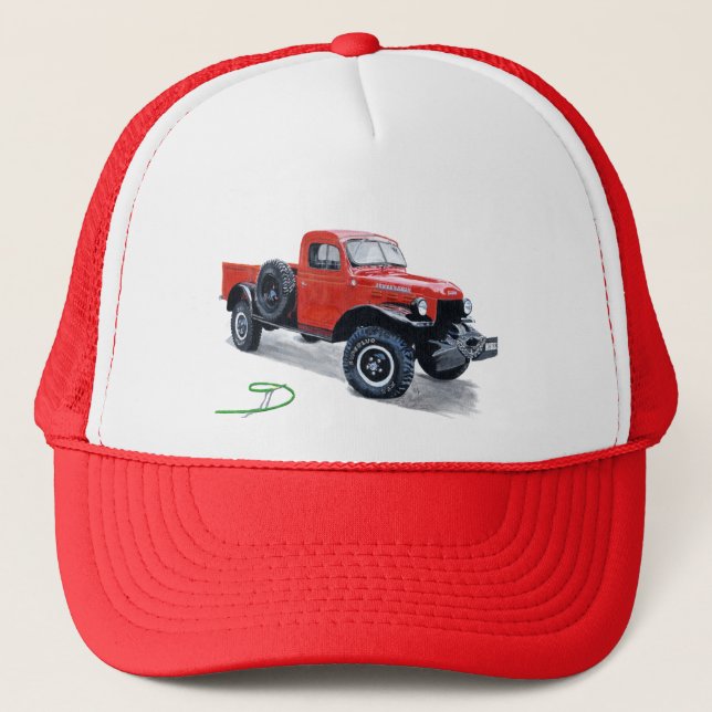 Casquette antique de camion de chariot de (Devant)
