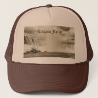 Casquette antique de camionneur de sépia de chutes