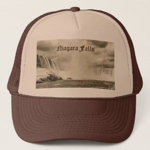 Casquette antique de camionneur de sépia de chutes