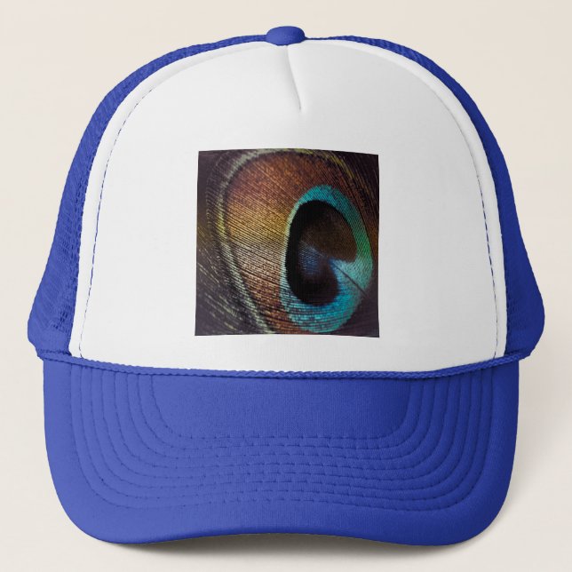Casquette Antique Hues Peacock Feather Eye (Devant)