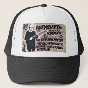 Casquette antisémites en train de frapper les trucks