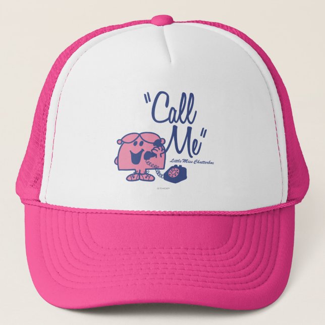Casquette Appelle Little Miss Chatterbox (Devant)