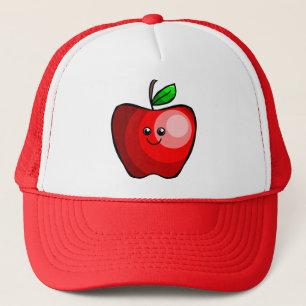 Casquette Apple rouge mignon