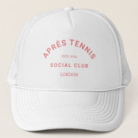Après le Tennis Social Club Custom Pink Crest