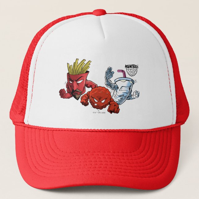 Casquette Aqua Ado Force de la faim Anime Graphisme (Devant)