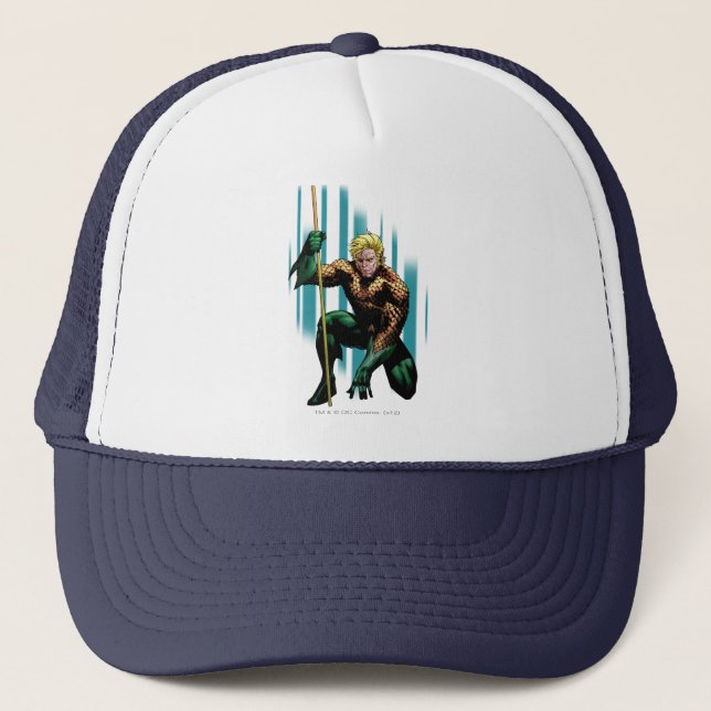 Casquette Aquaman Crouching (Devant)