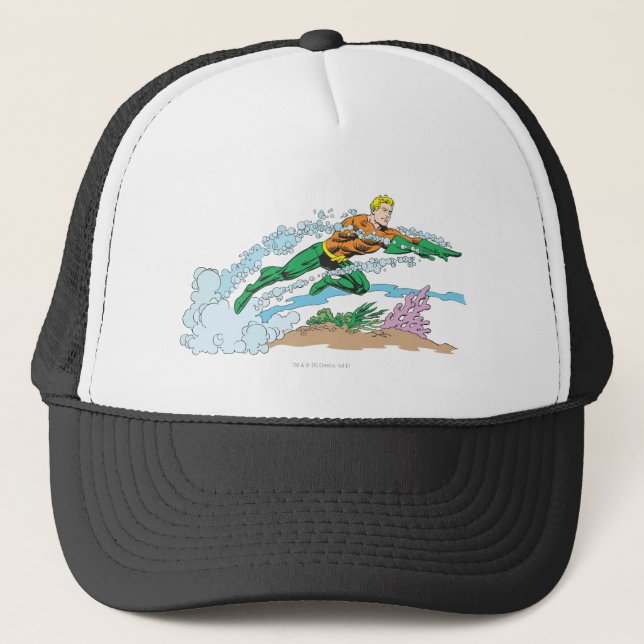 Casquette Aquaman saute sur Coral (Devant)