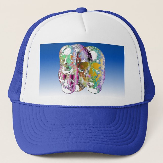 Casquette Aquarelle - Chapeau de camion (Devant)