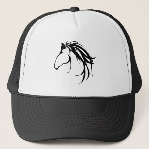 Casquette Aquarelle Chevaux Ferme Logo Animaux Nature