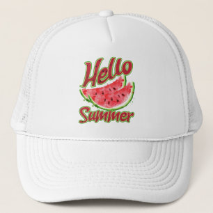 Casquette Aquarelle d'été de style rétro
