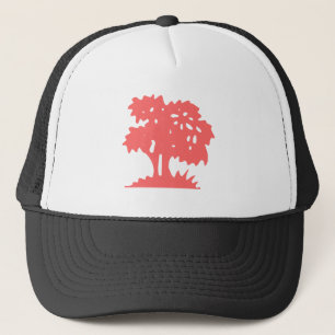 Casquette Arbre à dessin - rose tropical