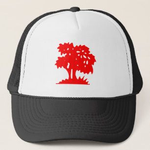 Casquette Arbre à dessin - Rouge