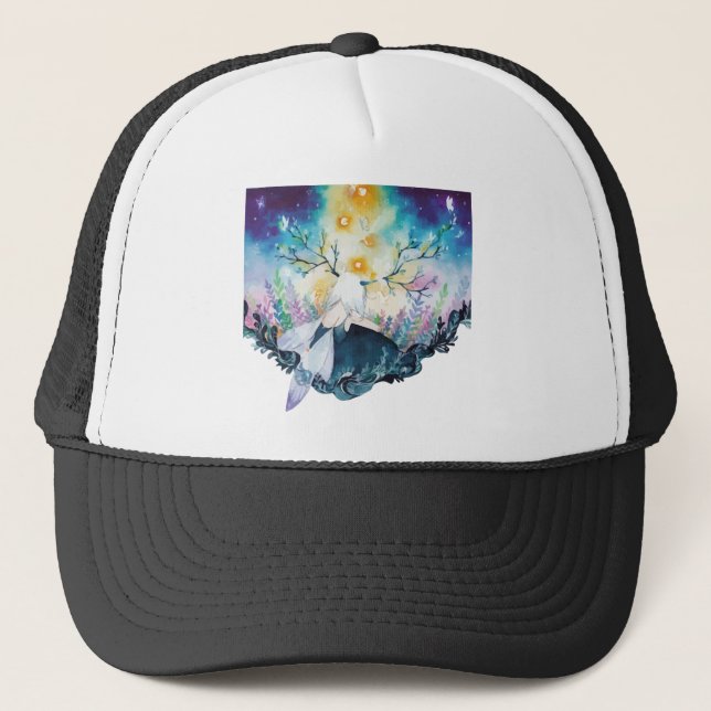 Casquette Arbre Art numérique Fairy (Devant)