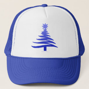 Casquette Arbre de Noël Cobalt bleu