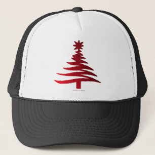 Casquette Arbre de Noël Rouge