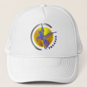 Casquette Arc argenté Pegasus avec Soleil Or
