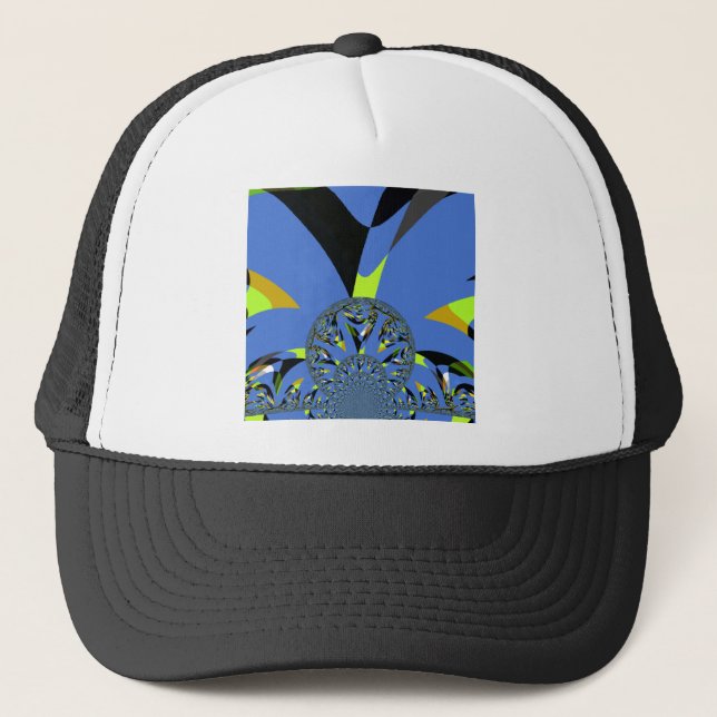 Casquette Arches cool avec sphères fractales Art Design (Devant)