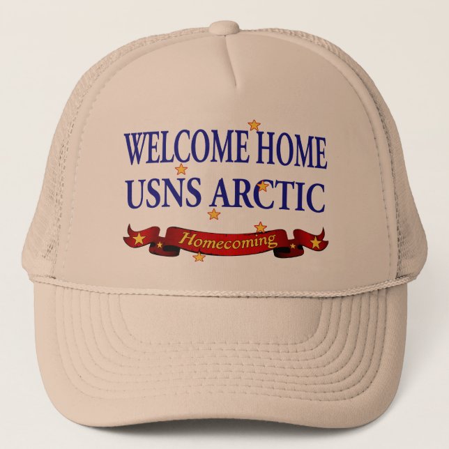 Casquette Arctique bienvenu de la maison USNS (Devant)