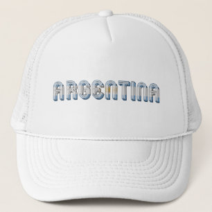 Casquette Argentine - Typographie des couleurs du drapeau