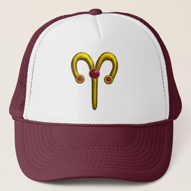 CASQUETTE ARIE JEWEL D'ANNIVERSAIRE ZODIAC (Devant)