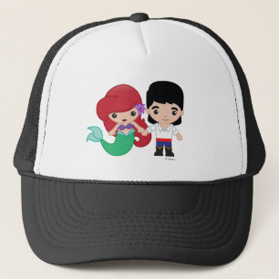 Casquette Ariel et le prince Eric Emoji
