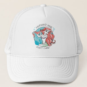 Casquette Ariel "Les cheveux de sirène ne s'en soucient pas"