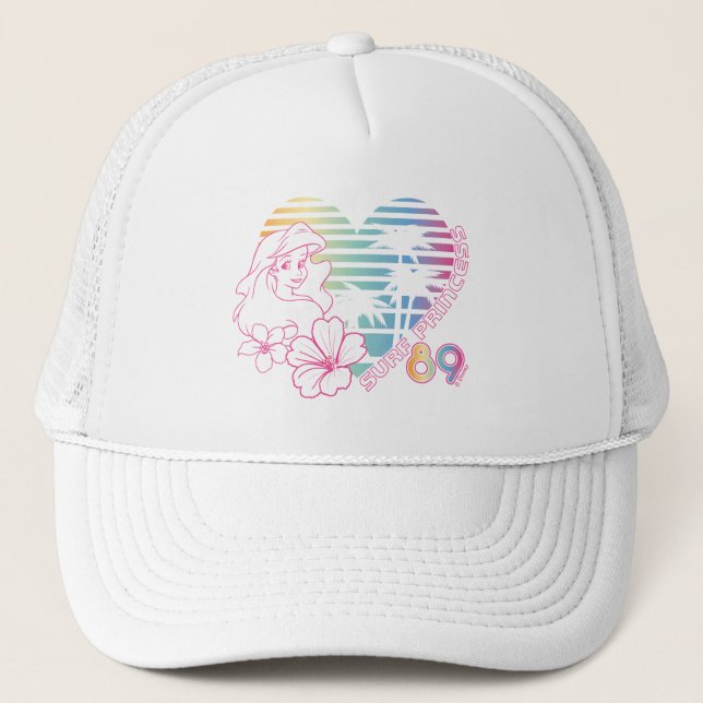 Casquette Ariel Surf Princess 89 Tropical Heart (Devant)