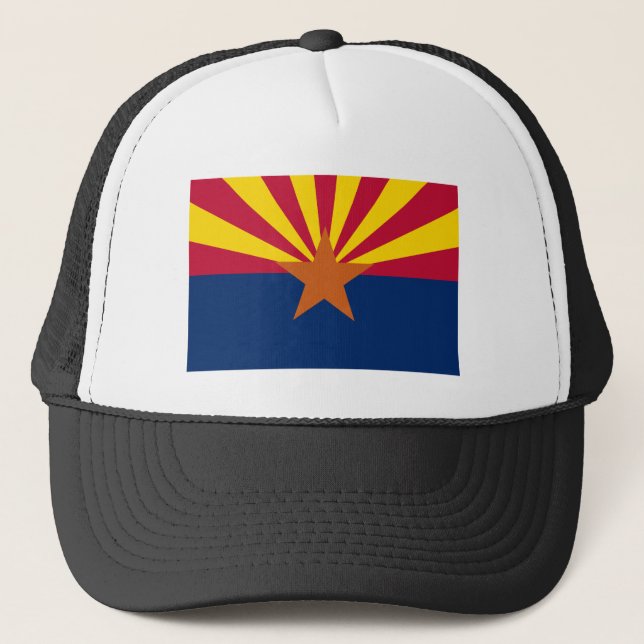 Casquette Arizona Drapeau : Réglage de Star Sun, État du cui (Devant)