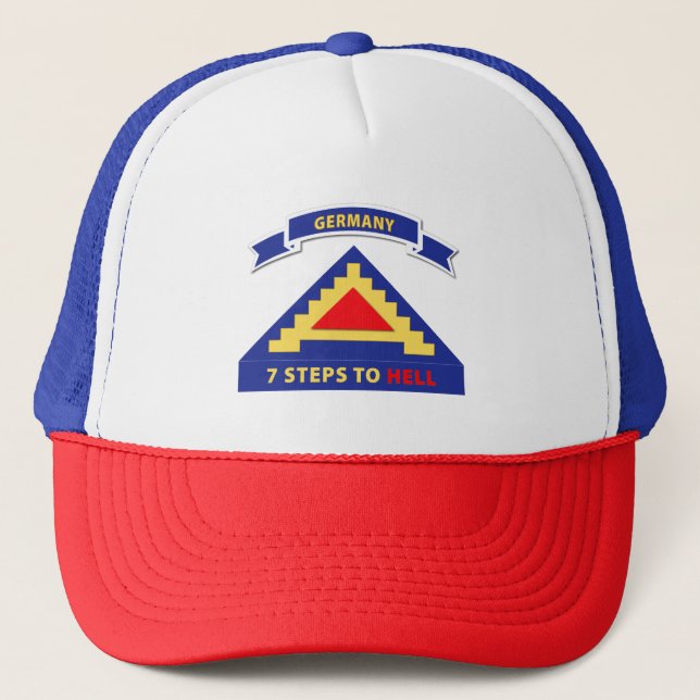 Casquette Armée de terre - 7e armée des États-Unis w 7 Steps (Devant)