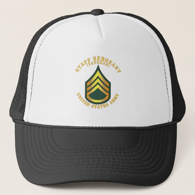 Casquette Armée - Sergent d'état-major - SGS - Vétéran (Devant)