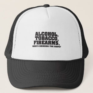 Casquette Armes à feu de tabac d'alcool qui apporte les