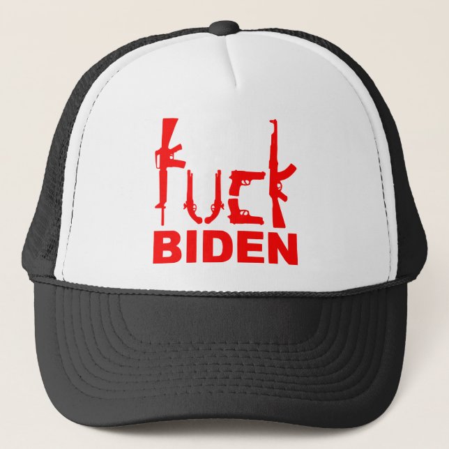 Casquette Armes F**|< Biden #USAPatriotGraphics © (Devant)
