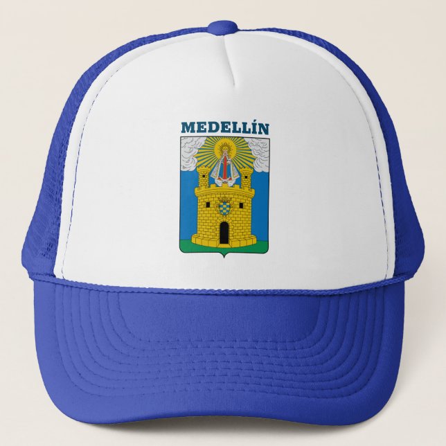 Casquette Armoiries de Medellín, la Colombie (Devant)